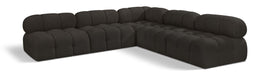 Ames - 5 Piece Fabric Modular Corner Sectional - Simple Home Plus
