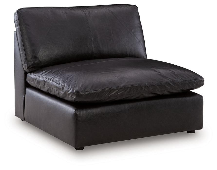 Emilia - Armless Chair - Black - Simple Home Plus