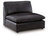 Emilia - Armless Chair - Black - Simple Home Plus