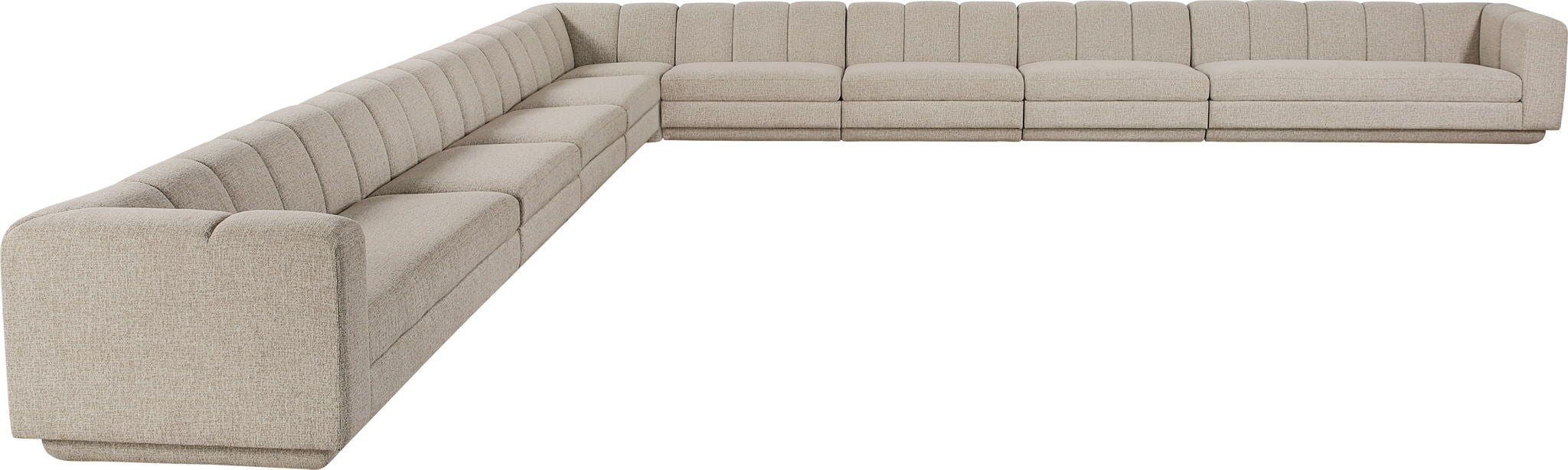Modari - Sectional - Beige - Simple Home Plus