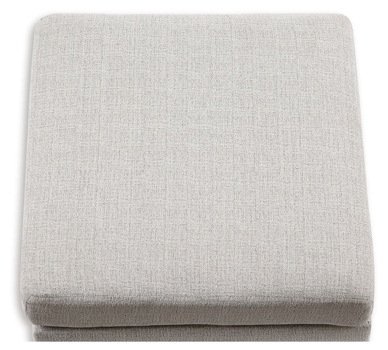Koralynn - Stone - Oversized Accent Ottoman - Simple Home Plus