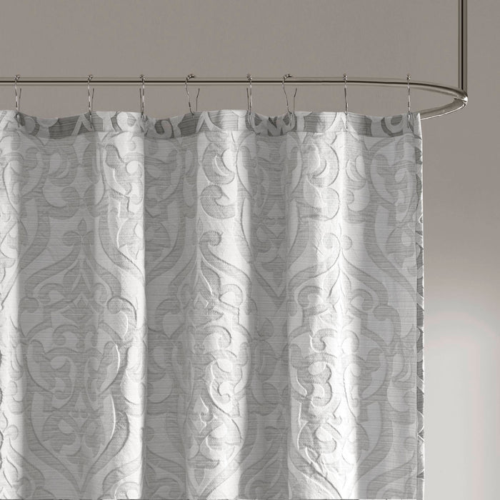 Odette - Shower Curtain - Silver - Simple Home Plus
