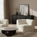 Modari - Fabric Upholstered Corner Chair - Simple Home Plus
