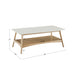 Parker - Coffee Table - Off-White / Natural - Simple Home Plus