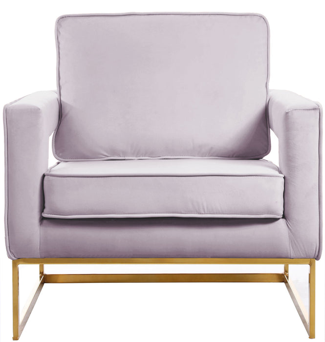Noah - Accent Chair with Gold Legs