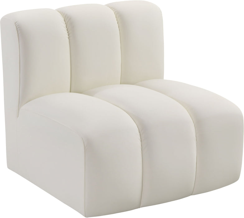 Arc - Faux Leather Straight Chair - Simple Home Plus
