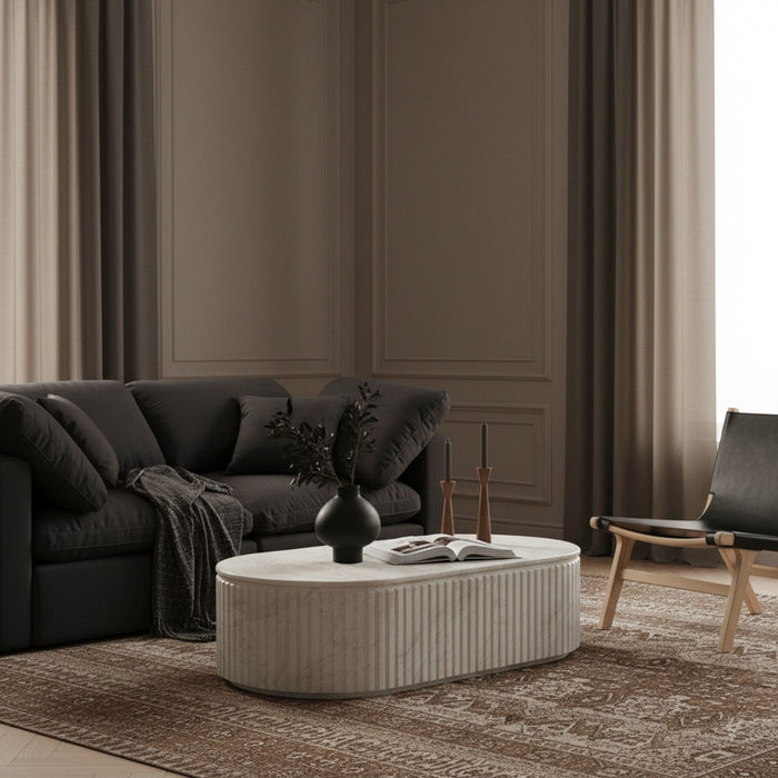 Catania - Concrete Indoor / Outdoor Coffee Table - Simple Home Plus