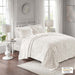Sabrina - 3 Piece Tufted Bedspread Set - Off White - Simple Home Plus