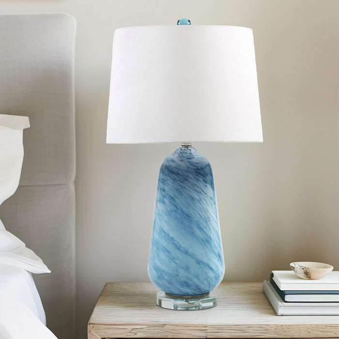 Aquaviva - Confetti Glass Table Lamp - Blue - Simple Home Plus