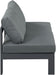Nizuc - Outdoor Patio 2 Seat Armless Modular Sofa With Gray Frame - Simple Home Plus