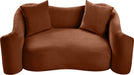 Destin - Velvet Loveseat - Simple Home Plus