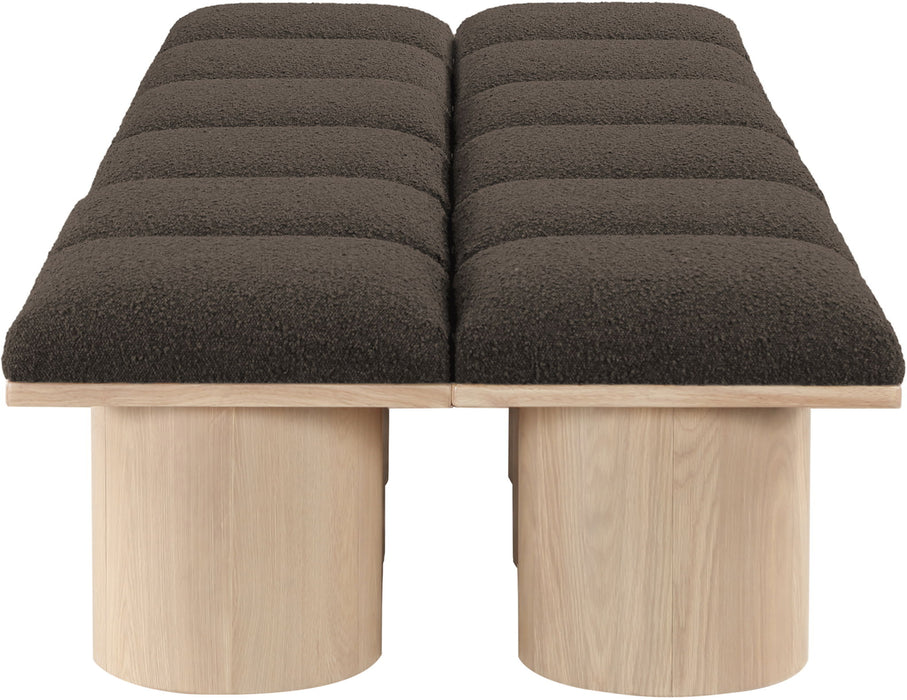 Pavilion - 12 Piece Modular Bench With Natural Base - Simple Home Plus