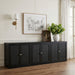 Vero - Solid Wood And Oak Venee Sideboard/Buffet - Simple Home Plus