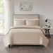 Otto - 3 Piece Reversible Coverlet Set - Khaki - Simple Home Plus