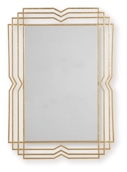 Claybrook - Gold Finish - Accent Mirror - Simple Home Plus