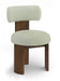 Atelier - Vegan Leather Upholstered Dining Chair (Set of 2) - Painted Brown Frame - Simple Home Plus