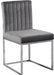 Giselle - Dining Chair with Chrome Base (Set of 2) - Simple Home Plus