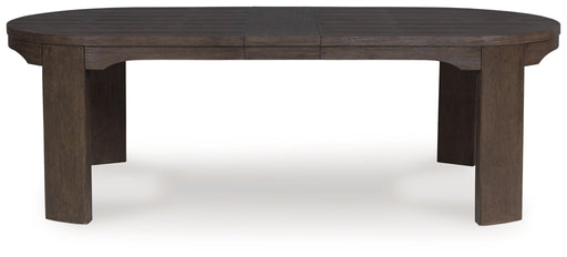 Neo - Rich Brown - Oval Dining Room Extension Table - Simple Home Plus