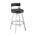 Flynn - Swivel Bar Stool - Brushed Steel - Simple Home Plus