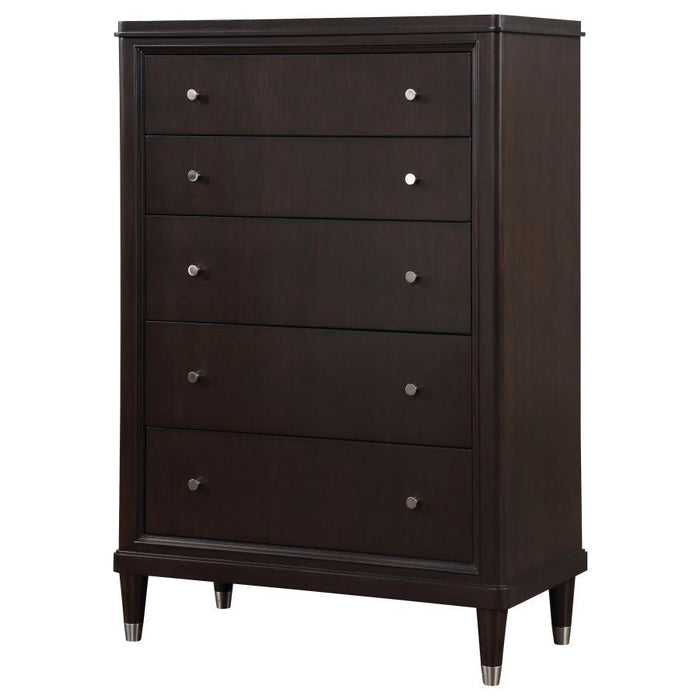 Emberlyn - 5-Drawer Bedroom Chest - Brown - Simple Home Plus