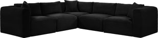 Shaggy - 5 Piece Modular Corner Sectional - Simple Home Plus