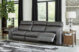 Samperstone - Power Reclining Sectional - Simple Home Plus