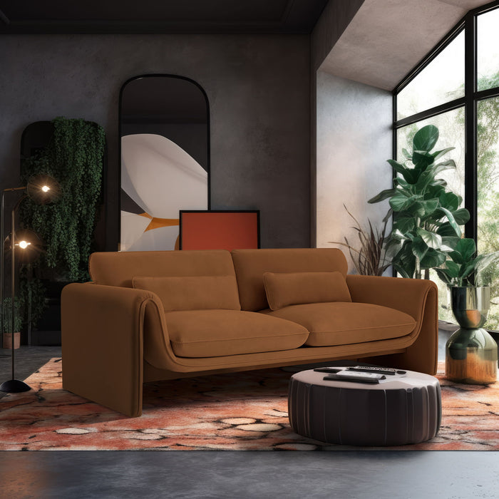 Sloan - Sofa - Saddle - Simple Home Plus