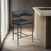 Malin - Faux Leather Counter Stool (Set of 2) - Simple Home Plus