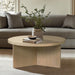 Sadie - Round Coffee Table - Reclaimed Greige - Simple Home Plus