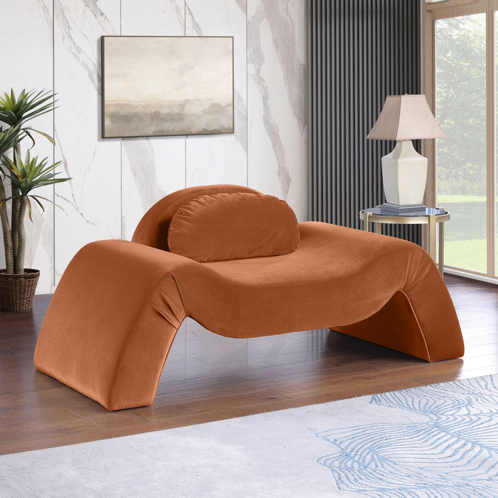 Austin - Velvet Accent Chair - Simple Home Plus