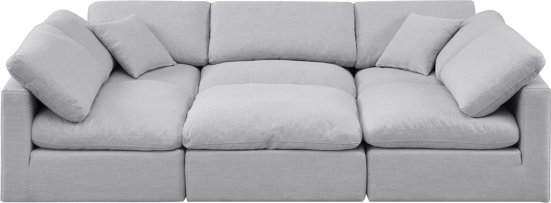 Indulge - Linen 6 Piece Modular Sectional - Simple Home Plus