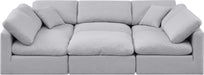 Indulge - Linen 6 Piece Modular Sectional - Simple Home Plus