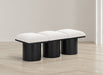 Pavilion - 3 Piece Modular Bench With Black Base - Simple Home Plus