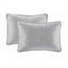 Quebec - King Reversible Coverlet Set - Gray - Simple Home Plus