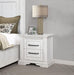 Mckinney - 2-Drawer Nightstand With Dual USB - Vintage White - Simple Home Plus