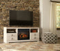 Willowton - TV Stand With Fireplace Option - Simple Home Plus