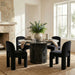 Celine - Velvet Performance Fabric Upholstered Dining Chair (Set of 2) - Simple Home Plus