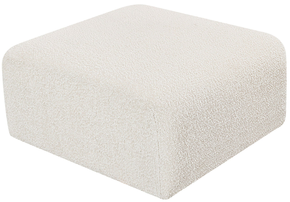 Arc - Boucle Fabric Ottoman - Simple Home Plus
