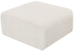 Arc - Boucle Fabric Ottoman - Simple Home Plus