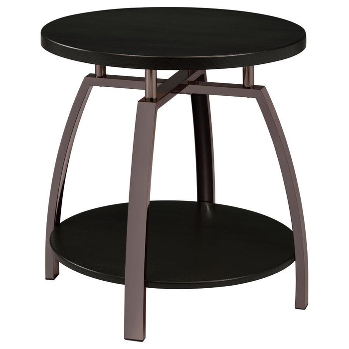 Dacre - Round Coffee And End Table Set - Simple Home Plus