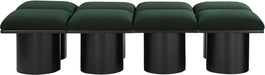 Pavilion - 8 Piece Modular Bench With Black Base - Simple Home Plus