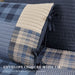 Winter Hills - 5 Piece Day Bed Bedding Set - Blue - Simple Home Plus
