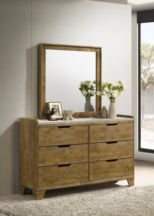 Henderson - 6-Drawer Bedroom Dresser Cabinet - Simple Home Plus