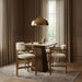 Aurum - Vegan Leather Upholstered Counter Stool With Brushed Brass Base - Simple Home Plus