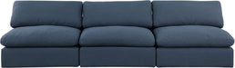 Comfy - Linen Modular Armless Sofa 3 Seats - Simple Home Plus