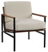 Tilden - Ivory / Brown - Accent Chair - Simple Home Plus