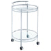 Chrissy - Round Glass Shelf Metal Bar Cart - Simple Home Plus