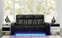 Boyington - 2 Pc. - Power Reclining Sofa And Loveseat - Black - Simple Home Plus