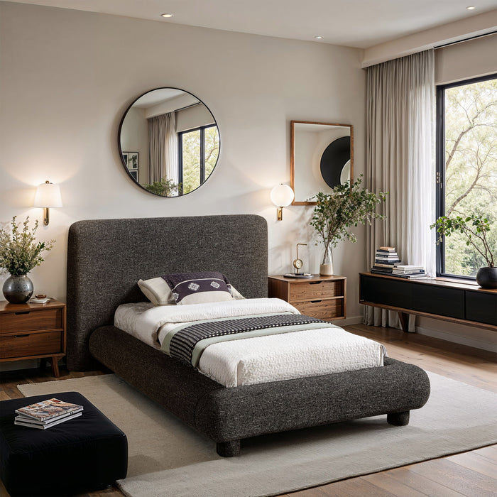 Blair - Polyester Upholstered Bed - Simple Home Plus