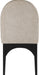 Waldorf - Chenille Dining Side Chair With Black Legs - Simple Home Plus